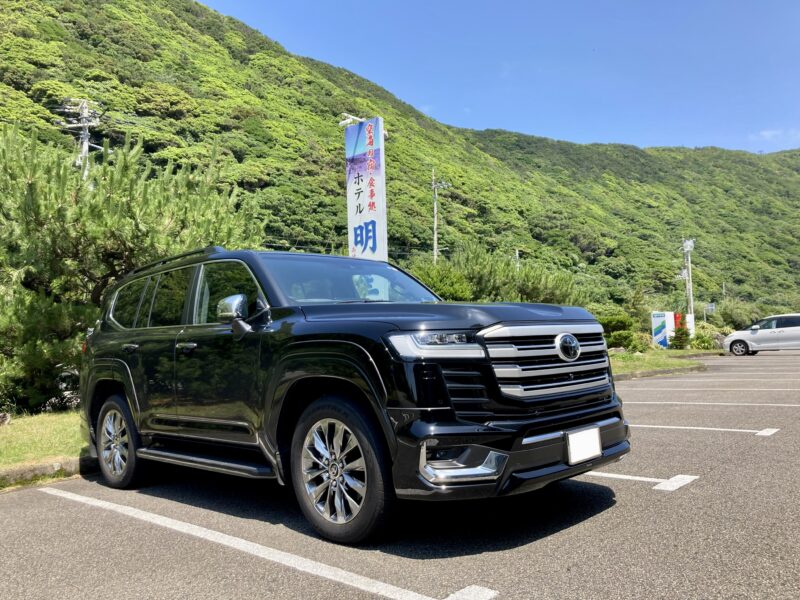 新型トヨタランドクルーザー300で高知県室戸岬まで1泊ドライブ。