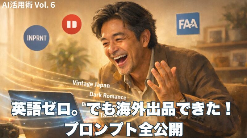 英語ゼロでも海外サイトにタグ・説明文を量産できた実例を紹介するAI活用術第6回のアイキャッチ画像