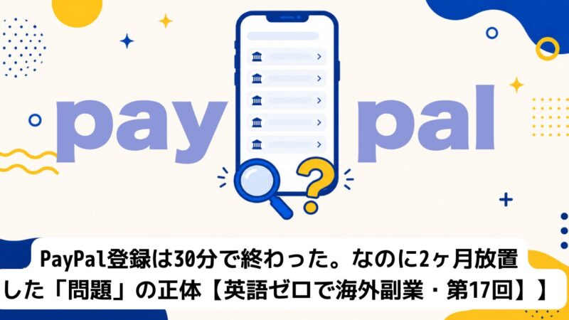 PayPal登録格闘記アイキャッチ